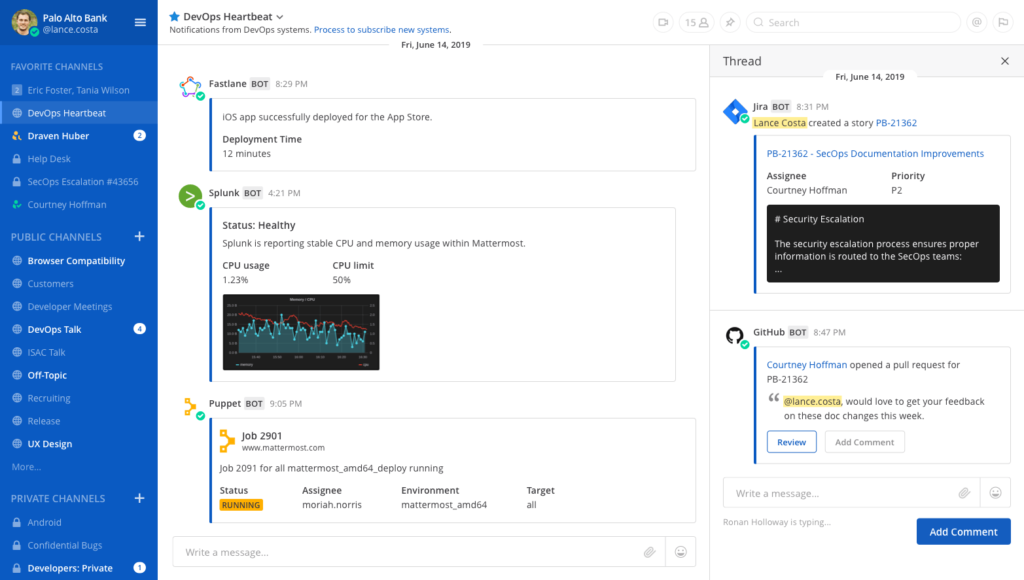 Mattermost vs Slack